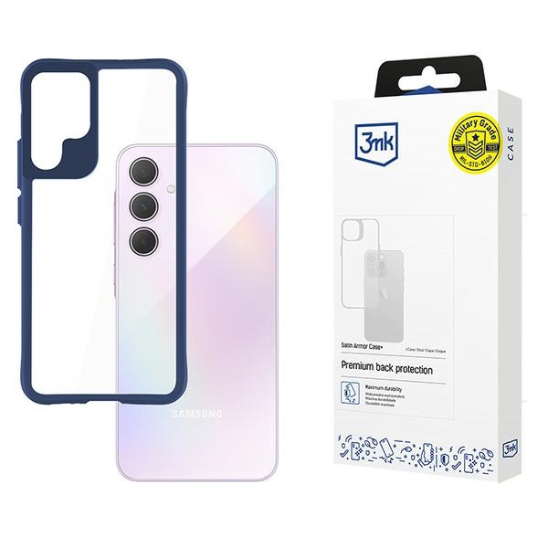 Etui 3MK Satin Armor Case+ do Samsung Galaxy A35 5G niebieski