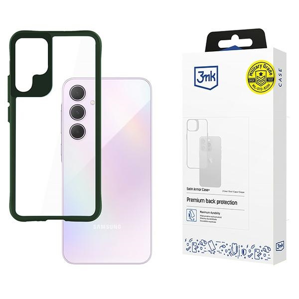 Etui 3MK Satin Armor Case+ do Samsung Galaxy A35 5G zielony