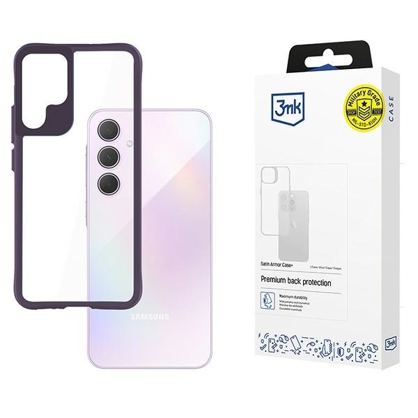 Etui 3MK Satin Armor Case+ do Samsung Galaxy A35 5G fioletowy