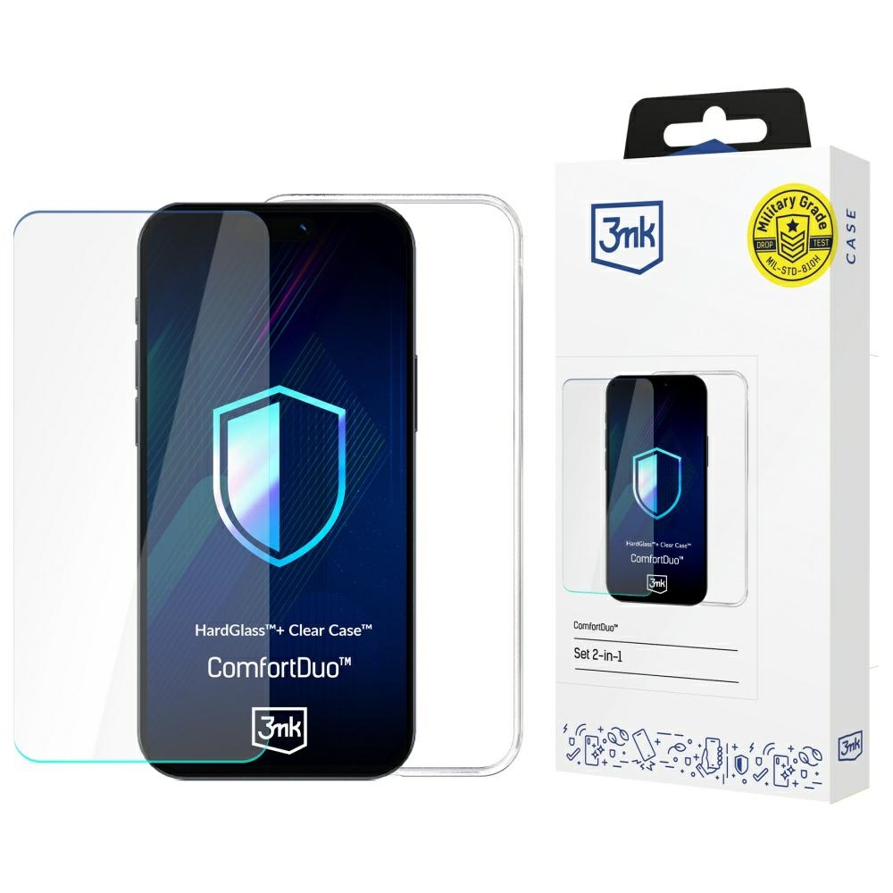 3MK ComfortDuo Clear Screen Protector Set
