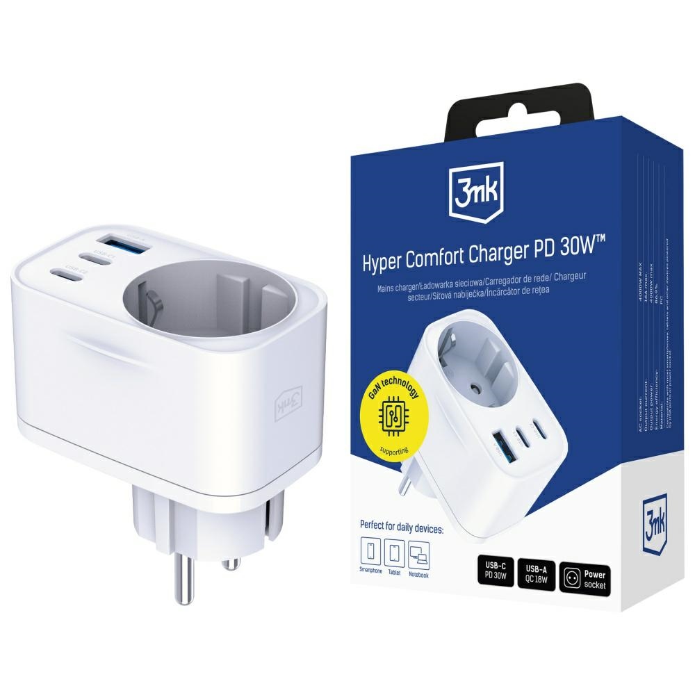 3MK Hyper Comfort Network Adapter Charger