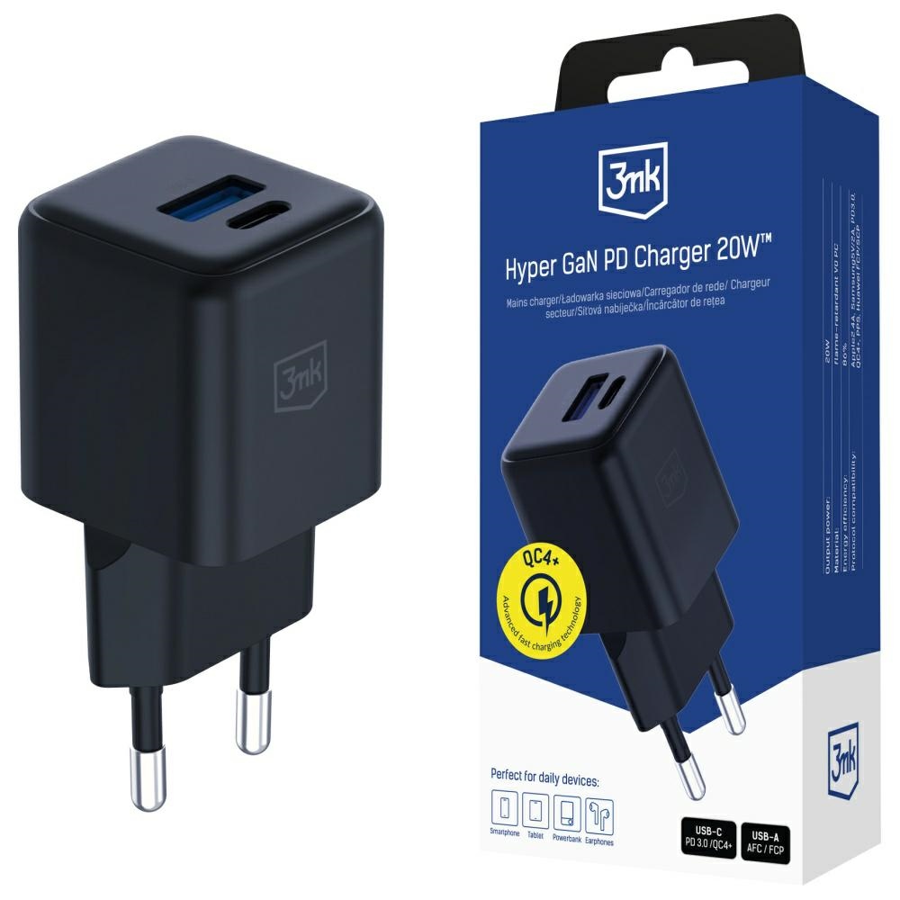 3MK Hyper GaN Charger 20W QC4+