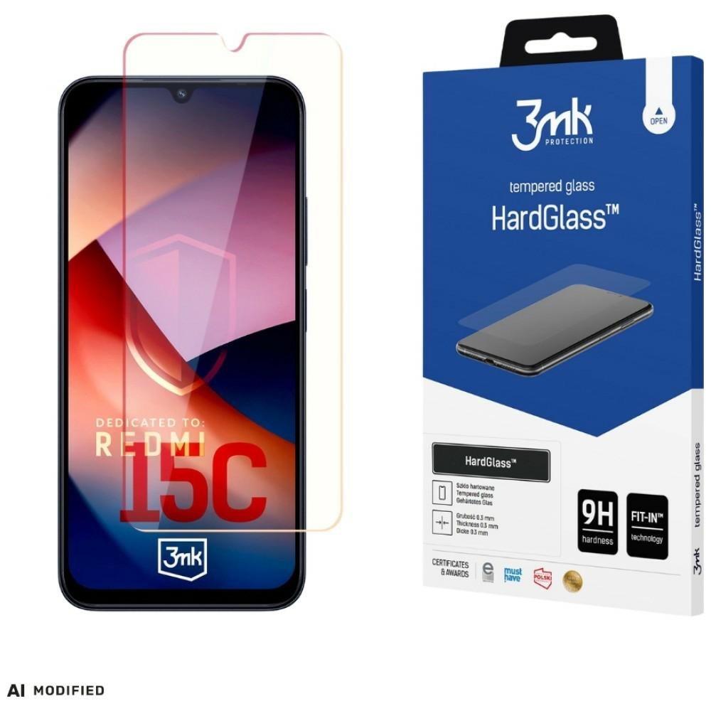 3MK HardGlass tempered glass for Redmi
