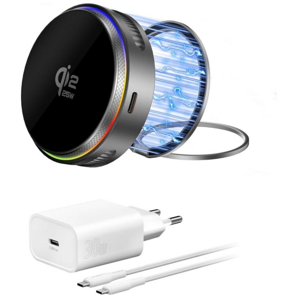 4smarts 25W Qi2 Wireless Charger MagSafe