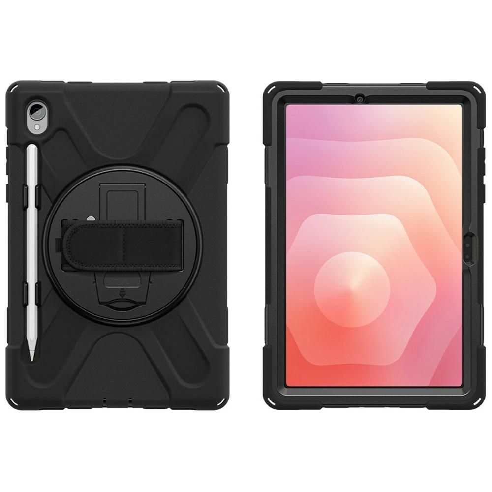 4smarts Rugged Case Grip for Samsung Galaxy Tab S11, Black