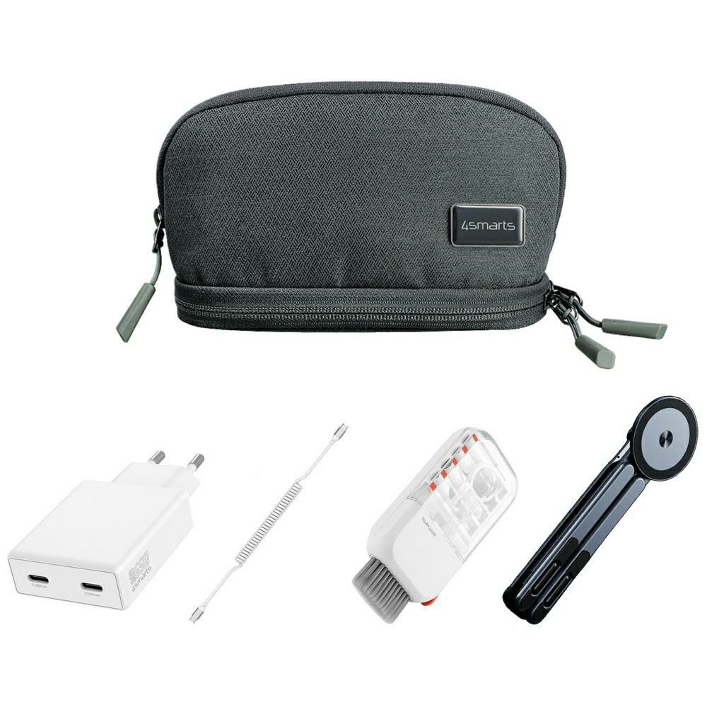 4smarts Laptop accessory kit: charger/cable/stand/cleaner