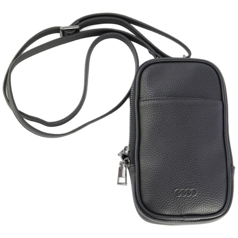 Audi A6 Synthetic Leather D2 phone bag black