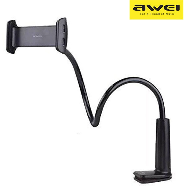 AWEI uchwyt biurkowy X3 4"-10,5" czarny/black długie ramię