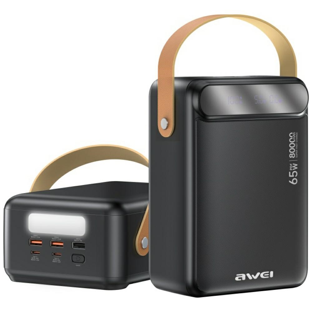 AWEI PowerBank PA-83 80000mAh 65W 3xUSB-A/2XUSB-C