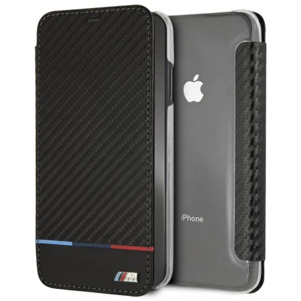 BMW IPhone XS Max book black/black Carbon Tricolor Stripe
