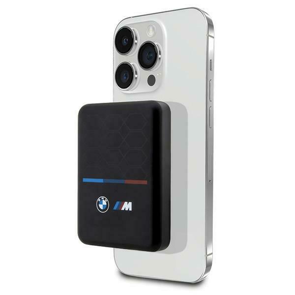 BMW Induction power bank BMPBMS5K22PGVK 15W 5000mAh + black/black cable M Collection MagSafe