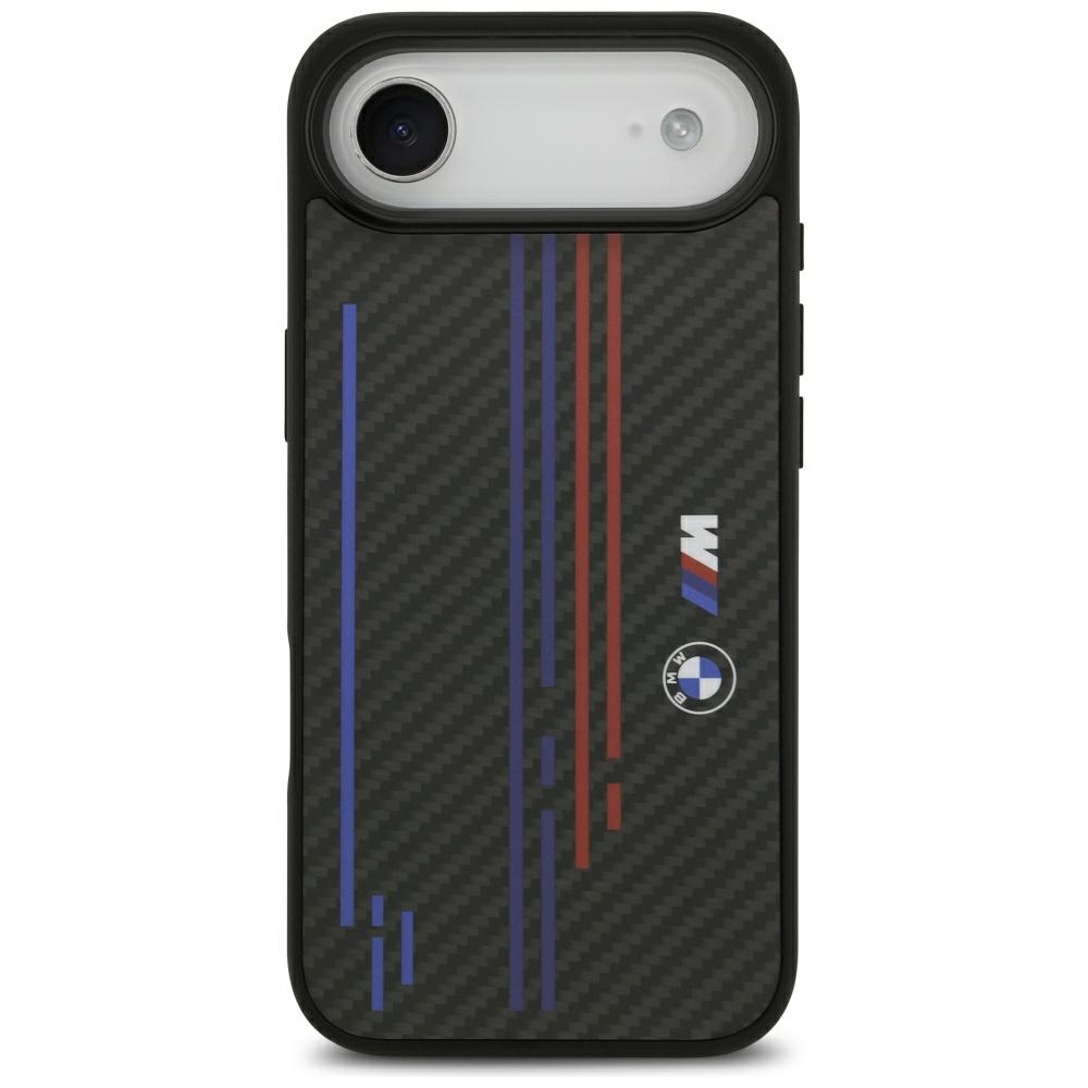 BMW Kevlar Lines AND Logo MagSafe Case for iPhone Air, black