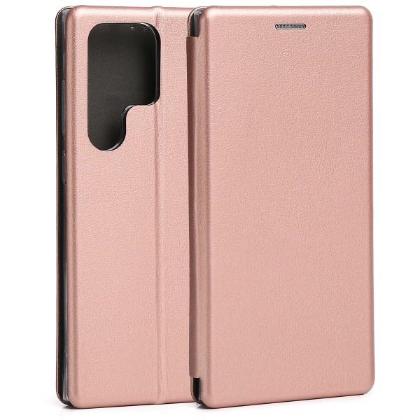 Beline Samsung S23 Ultra S918 Magnetic Book Case Rose Gold