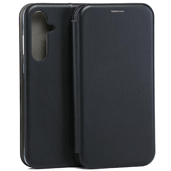 Beline Magnetic Book Case for Samsung A35 A356, Black/Black