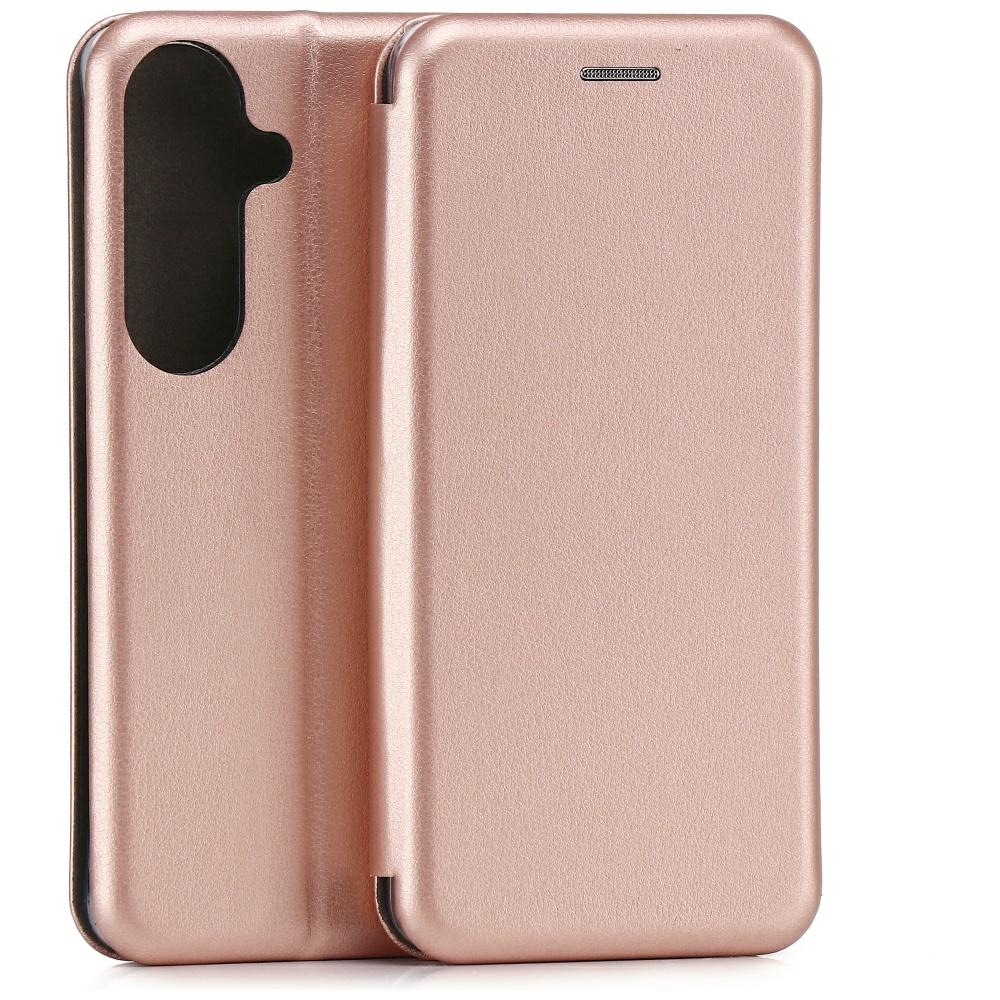 Beline Magnetic Book Case for Samsung Galaxy S26 in rose gold