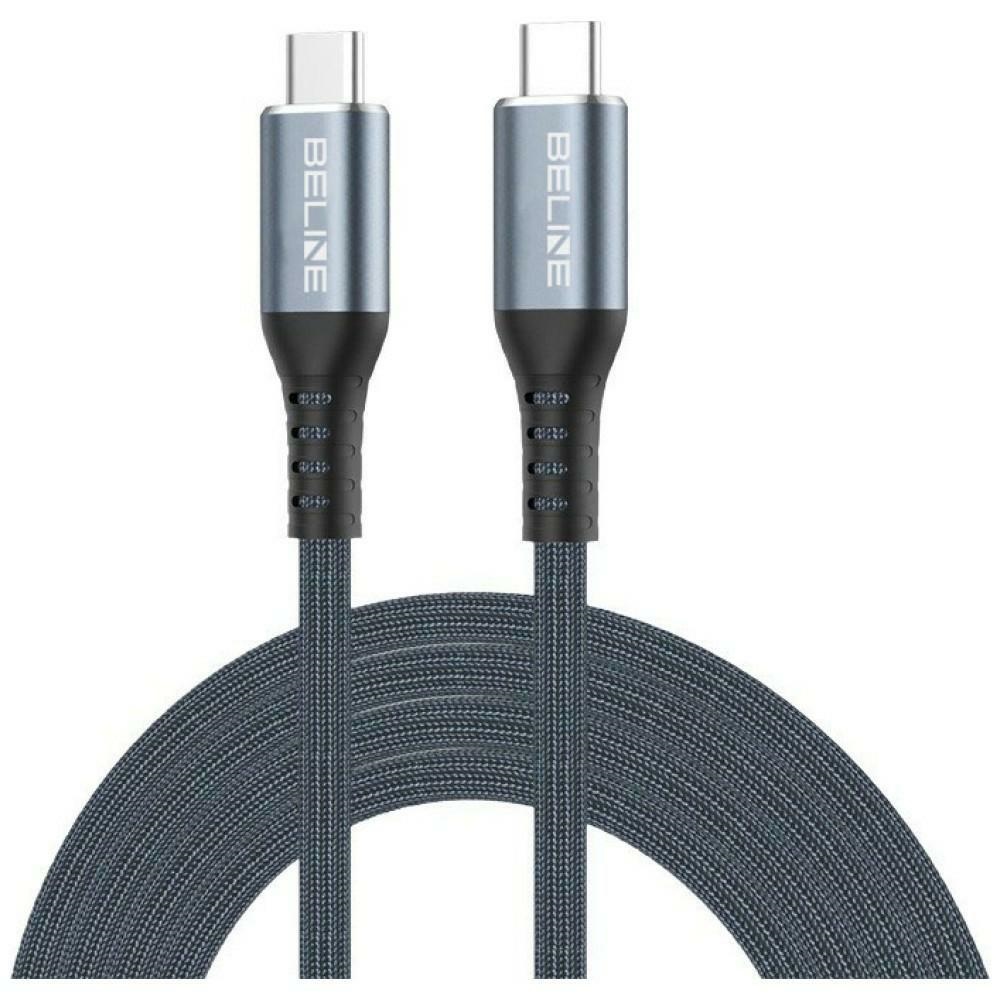 Beline USB-C Thunderbolt 4 Cable 1m 48V/5A 40Gb/s 240W 8K60Hz black