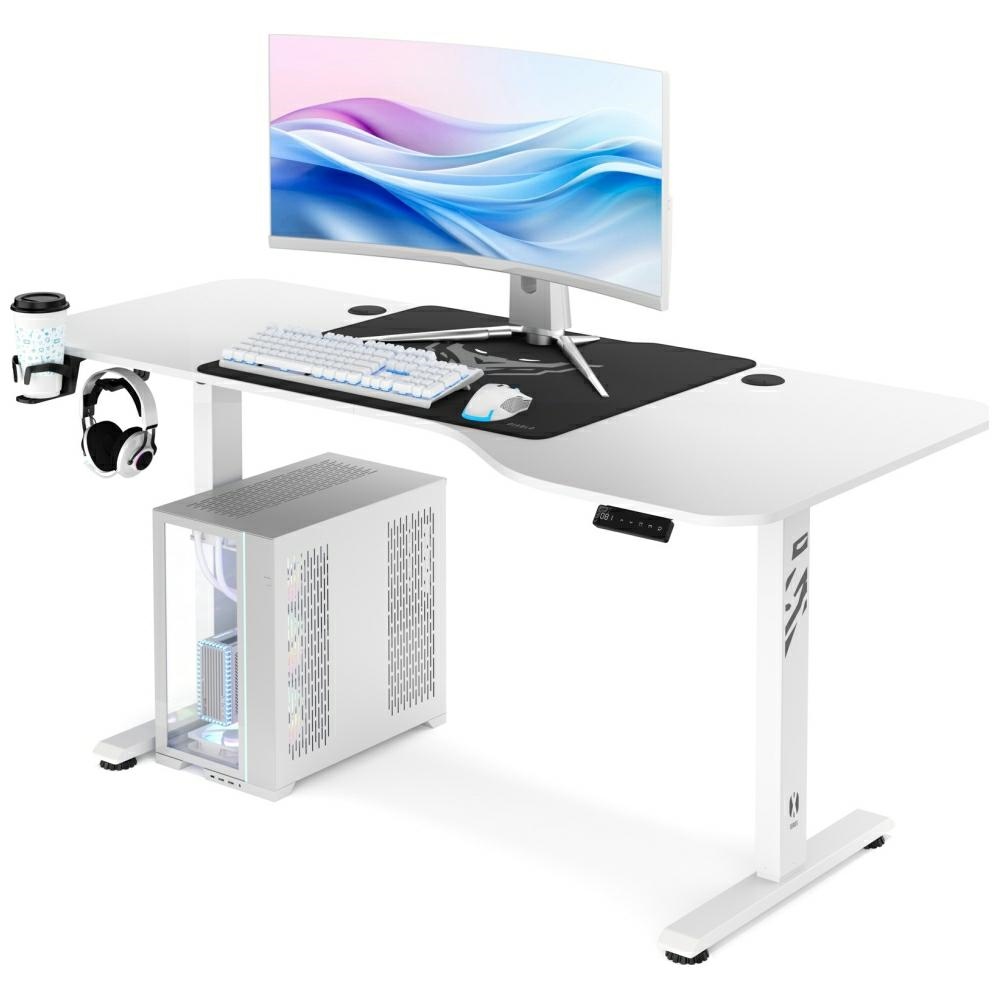 Diablo Chairs Diablo Height-Adjustable Desk Chairs X-TENSIO 1600 White