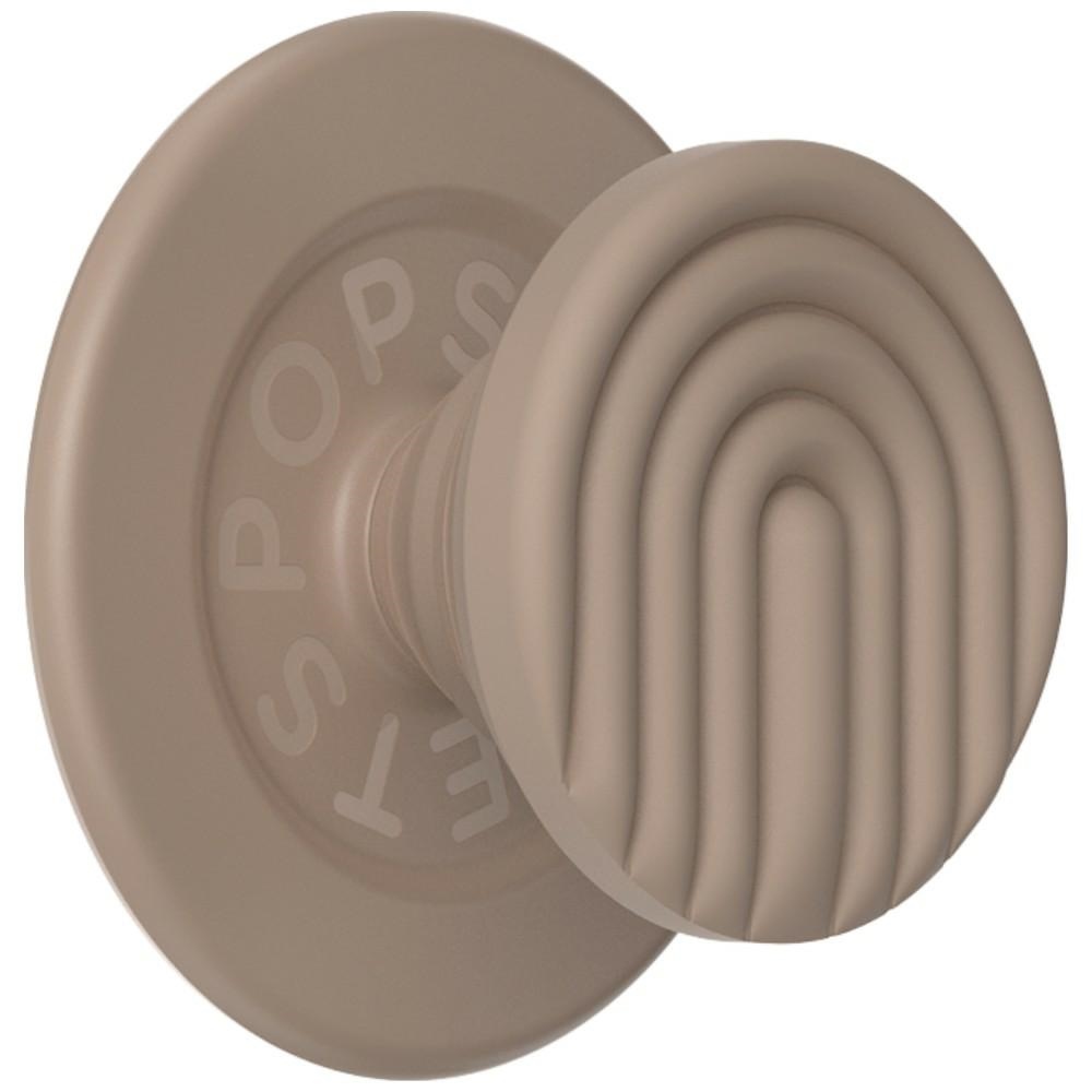 Popsockets Phone grip and stand MagSafe Round PopOut Latte Curves MagSafe beige