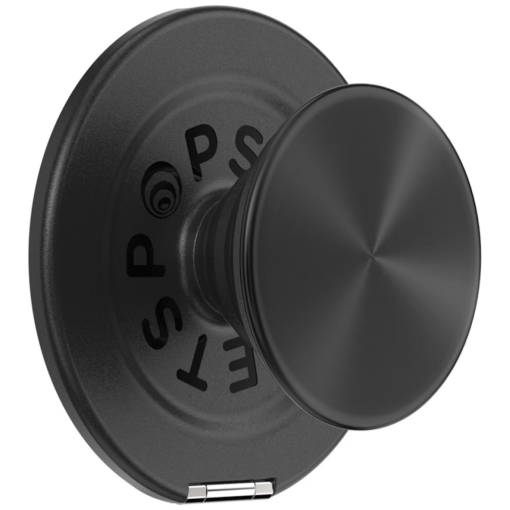 Popsockets Aluminum Radial MagSafe phone mount and stand, black