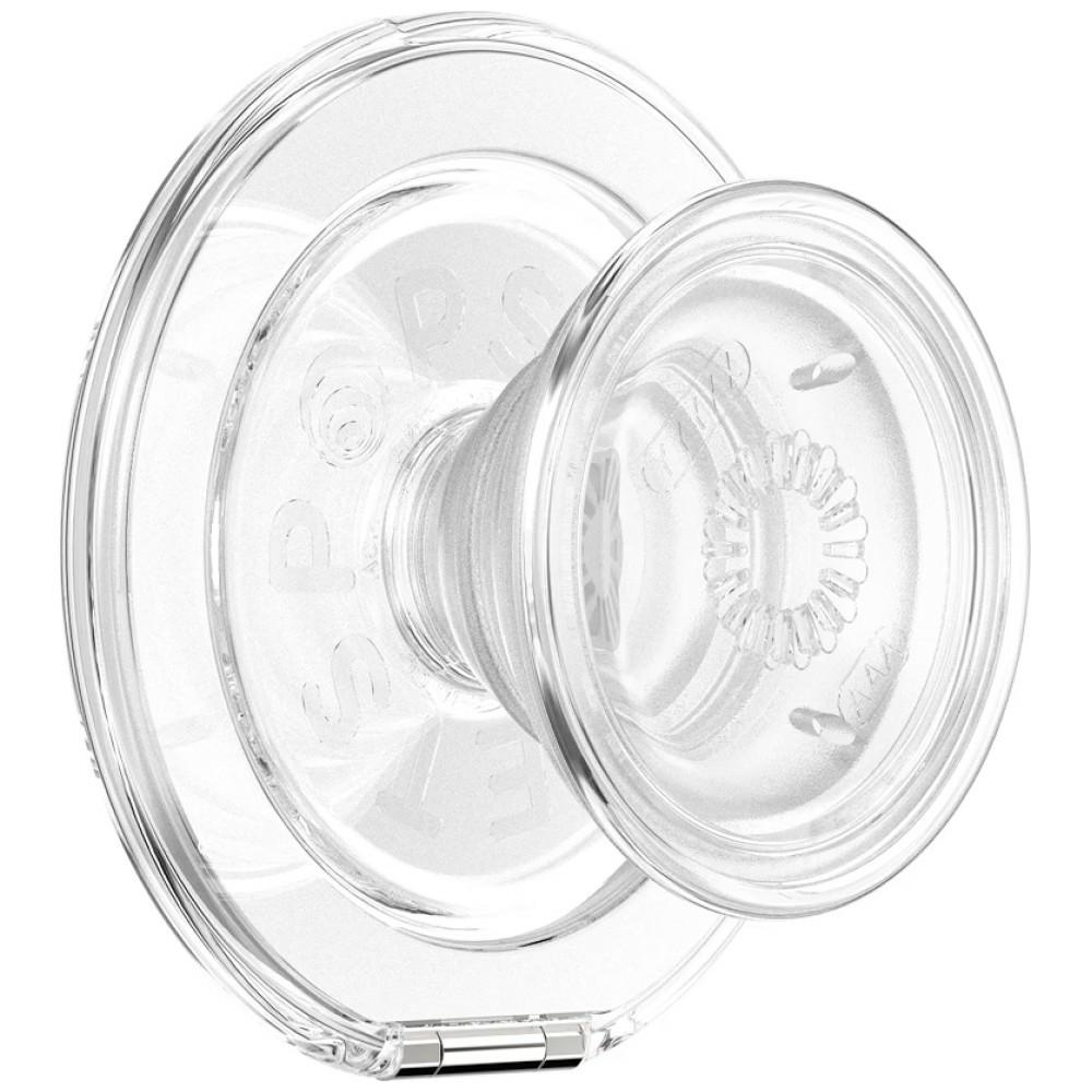 Popsockets Kick-Out Grip MagSafe phone grip and stand, transparent