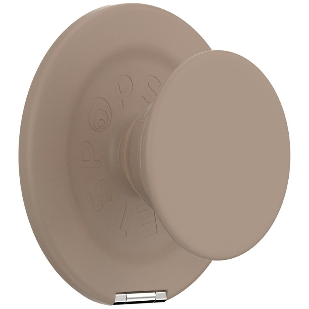 Popsockets Kick-Out Grip Latte MagSafe phone grip and stand, beige