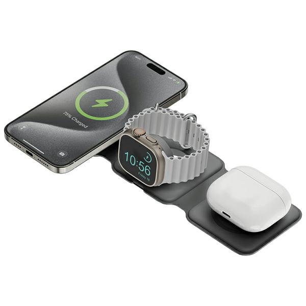 Bazic GoMag Trio Plus kompaktowa składana Fast Charging szary/grey MagSafe