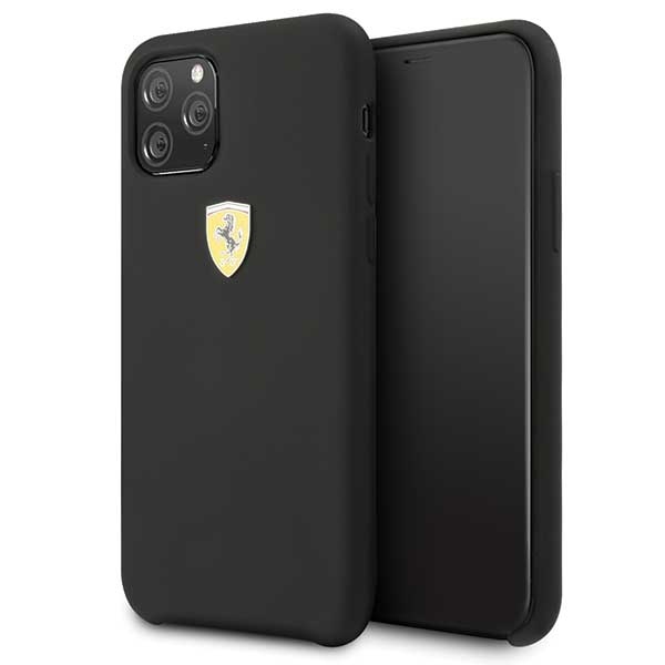 FERRARI Hardcase FESSIHCN65BK iPhone 11 Pro Max, black, silicone