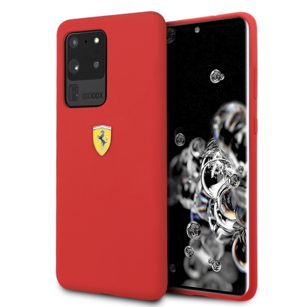 FERRARI Hardcase FESSIHCS69RE S20 Ultra G988 red/red Silicone
