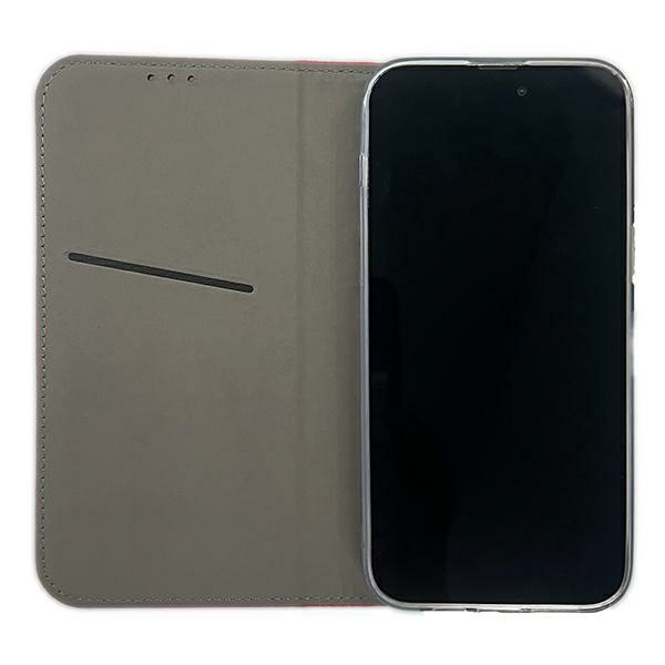 Etui Smart Magnet book iPhone 15 Plus6.7" czerwony/red