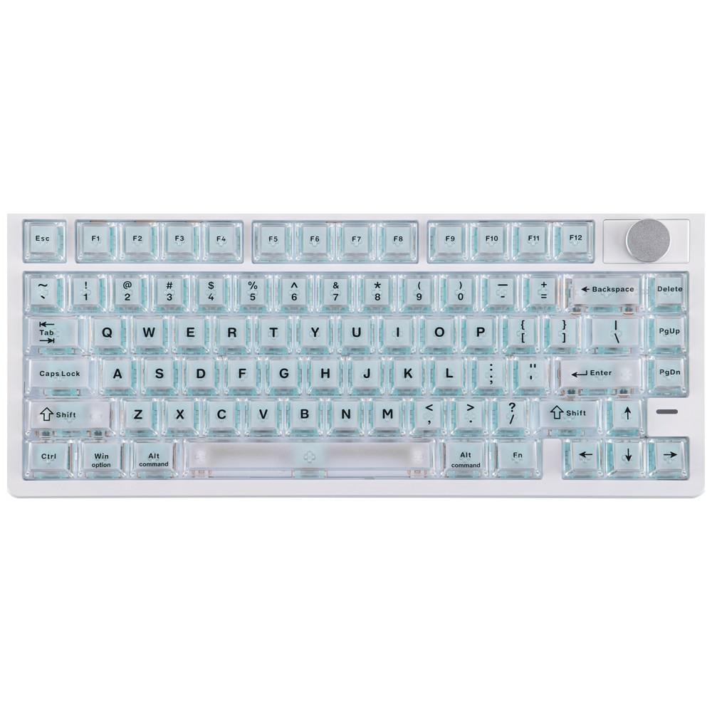 Epomaker HE75 V2 Mechanical Keyboard Jade HE Switch white-creamy