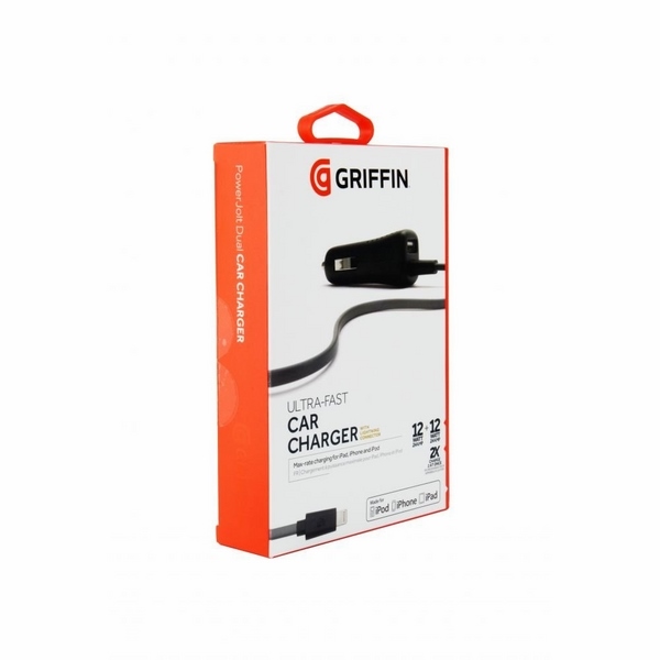 Griffin Nice. self. GC39941-2 Lightning+ USB 2.4A 12W Ultra-Fast MFI