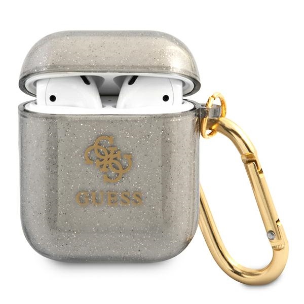 GUESS GUA2UCG4GK AirPods 1/2 cover black Glitter Collection