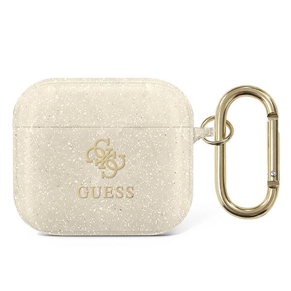 GUESS GUA3UCG4GD AirPods 3 cover, gold Glitter Collection