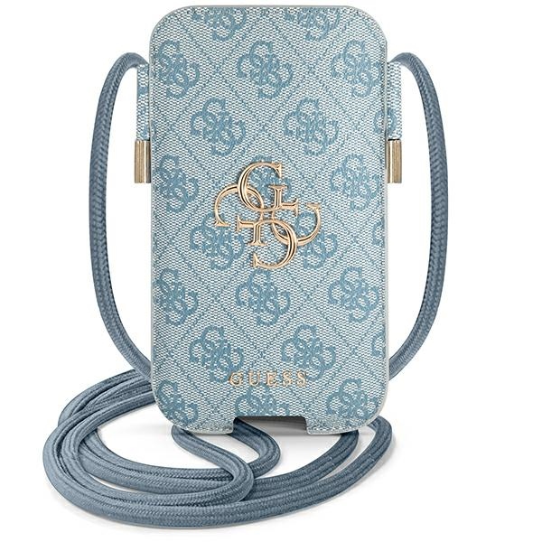 GUESS Case GUPHL4GMGBL 6.7" blue hardcase with 4G Big Metal Logo