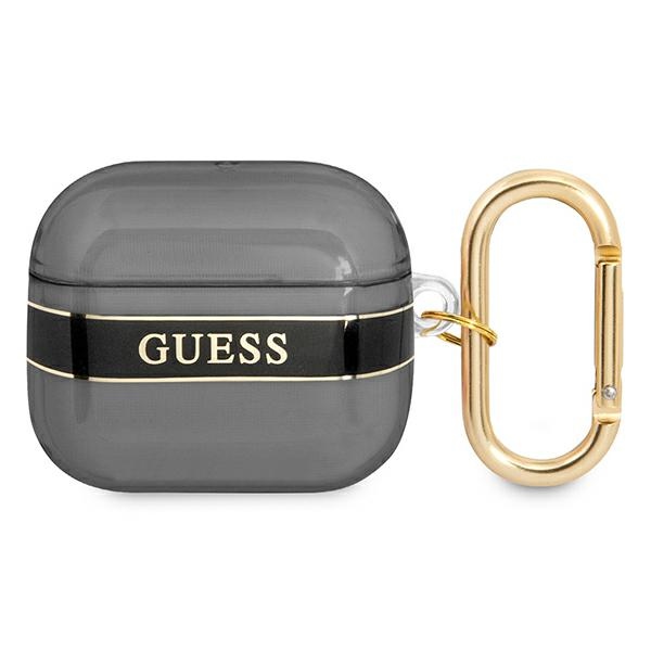 GUESS GUA3HHTSK AirPods 3 cover black/black Strap Collection