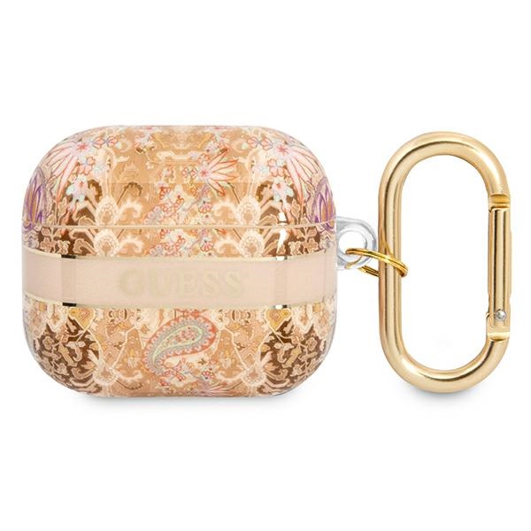 GUESS GUA3HHFLD AirPods 3 cover gold Paisley Strap Collection