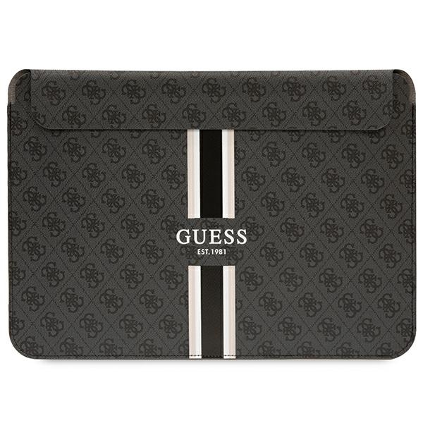 GUESS Sleeve GUCS14P4RPSK 14" black, 4G printed stripes