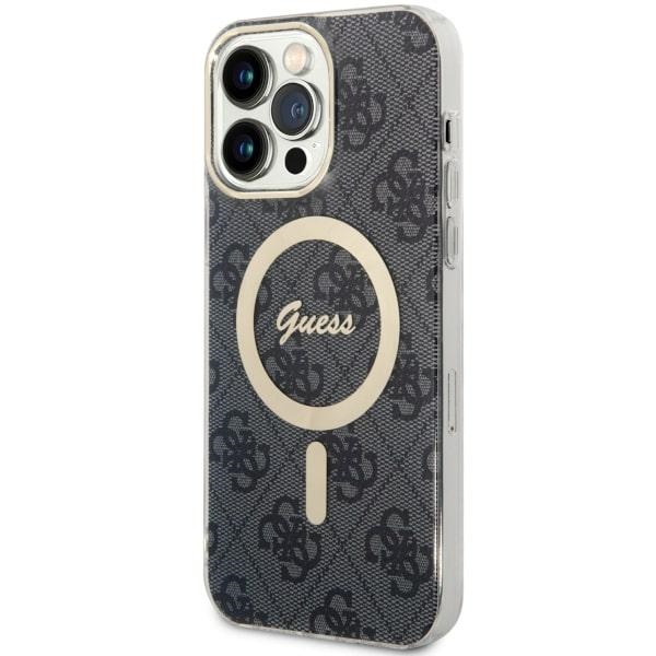 GUESS GUHMP14XH4STK iPhone 14 Pro Max 6.7" black hard case, 4G, MagSafe