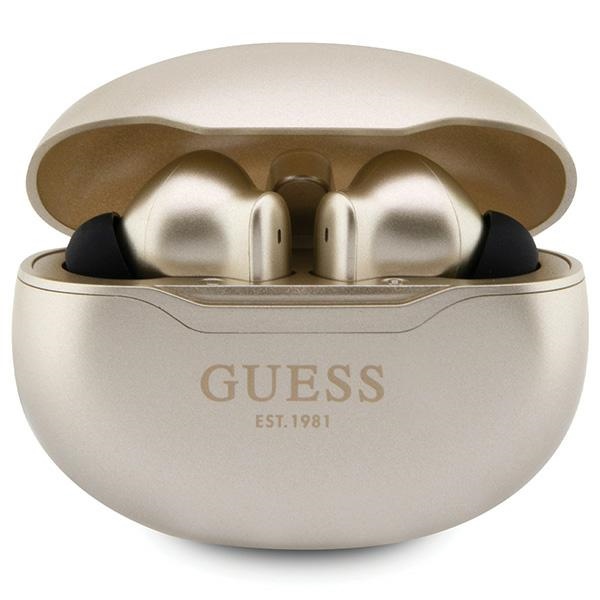 GUESS Bluetooth headphones GUTWST50ED TWS + docking station gold/gold Classic EST