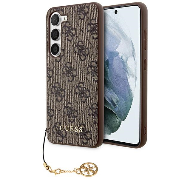 GUESS GUHCSA35GF4GBR A35 A356 brown hardcase 4G Charms Collection