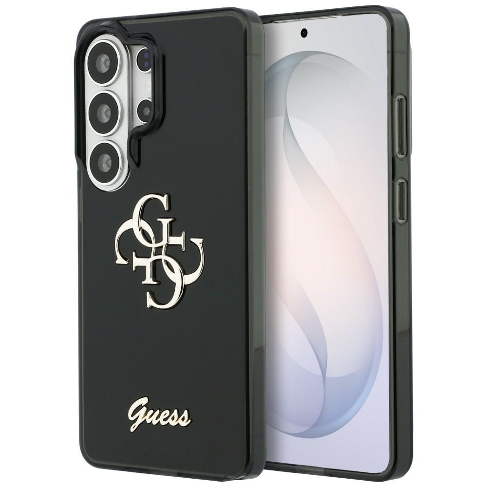 GUESS IML Big Metal 4G Script case for Samsung Galaxy S26 Ultra, black