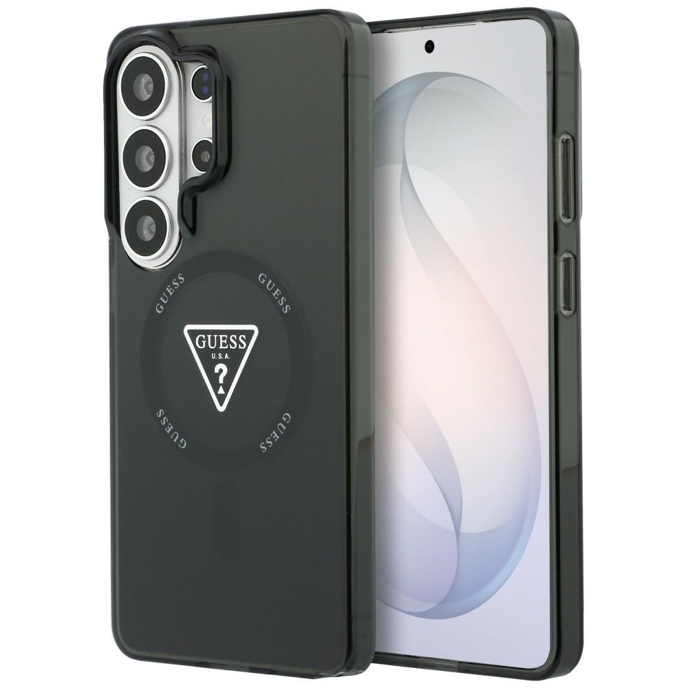 GUESS IML Gradient Triangle MagSafe Case for Samsung Galaxy S26 Ultra, black