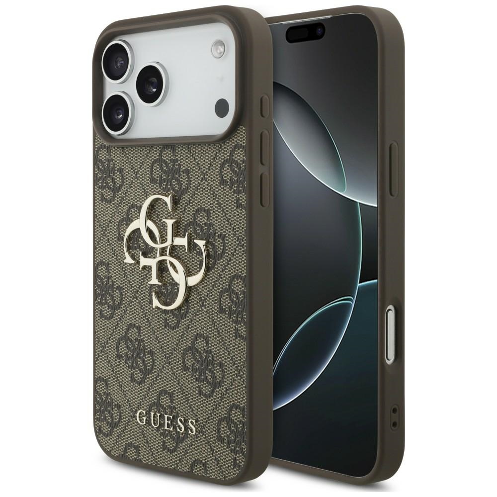 GUESS 4G Big Logo Case for iPhone 18 Pro / 17 Pro brown