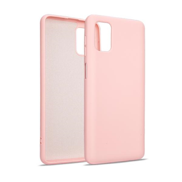 Beline Silicone case for Samsung M51 M515 in rose gold/rose gold