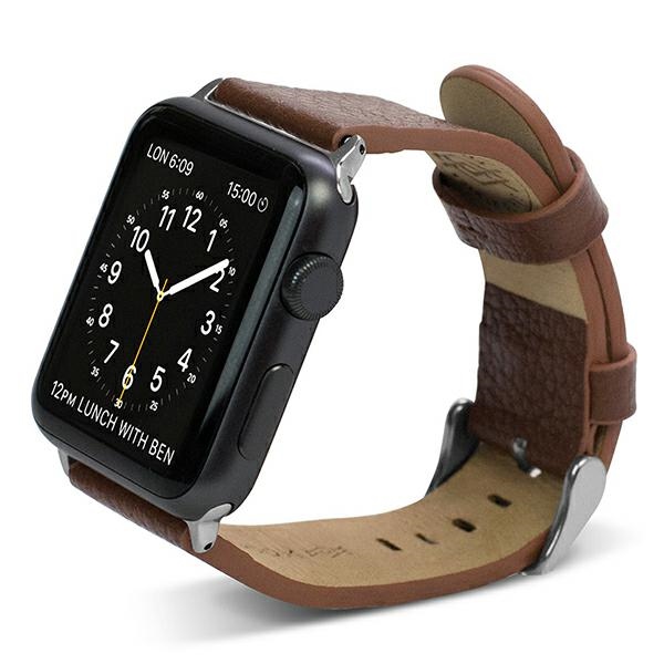 X-Doria Lux Strap for Apple Watch 38/41mm, brown/brown, 23820