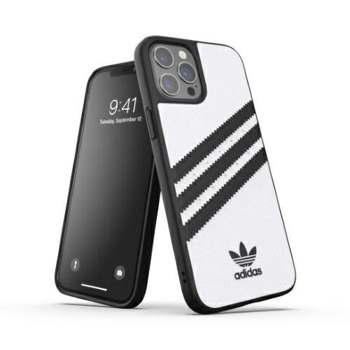 Adidas OR Moulded Case PU iPhone 12 Pro Max white-black 42239