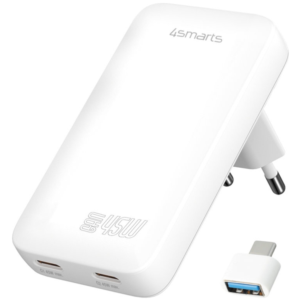 4smarts FlatPlug Slim Dual 45W GaN