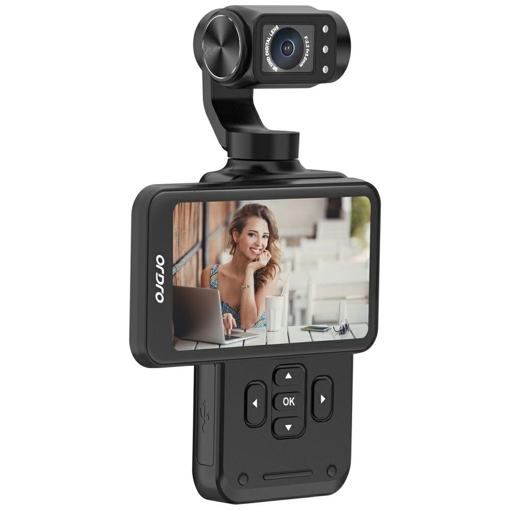 Ordro Black Camera M5 Pocket 5K Gimbal