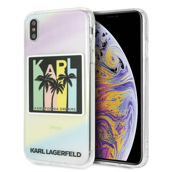 Karl Lagerfeld KLHCI65IRKD iPhone Xs Max hard case California Dreams