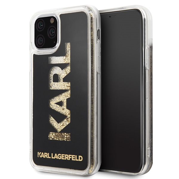 Karl Lagerfeld IPhone 11 Pro black/black Karl logo Glitter